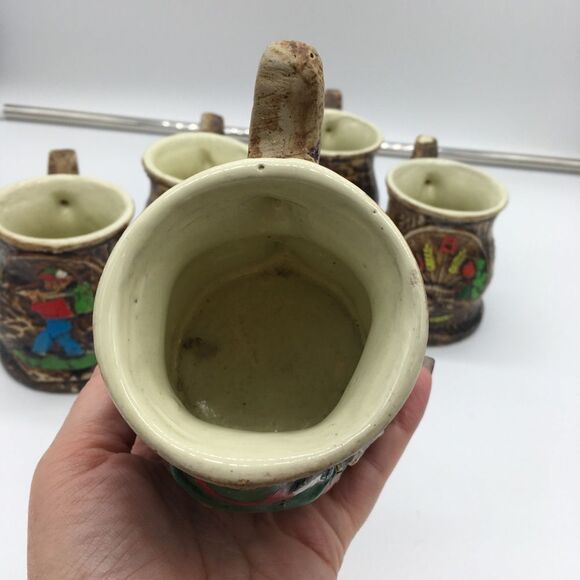 Rustic Lodge Coffee Mug Set Hunting Homestead Outdoorsy - Picture 3 of 12